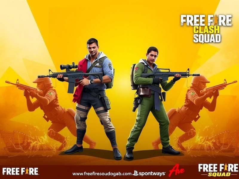Concept art of future Free Fire Clash Squad updates for India